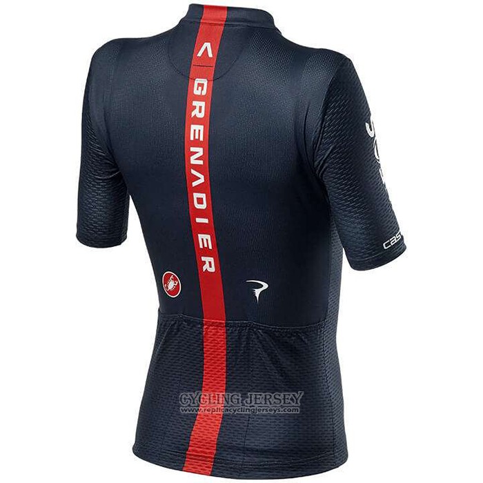 2020 Cycling Jersey Women Ineos Grenadiers Red Deep Blue Short Sleeve And Bib Short
